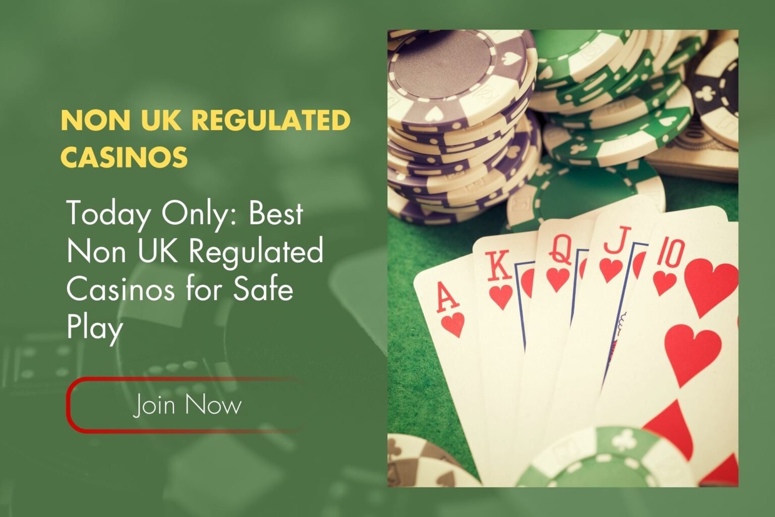Today Only: Best Non UK Regulated Casinos for Safe Play Today Only: Best Non UK Regulated Casinos for Safe Play