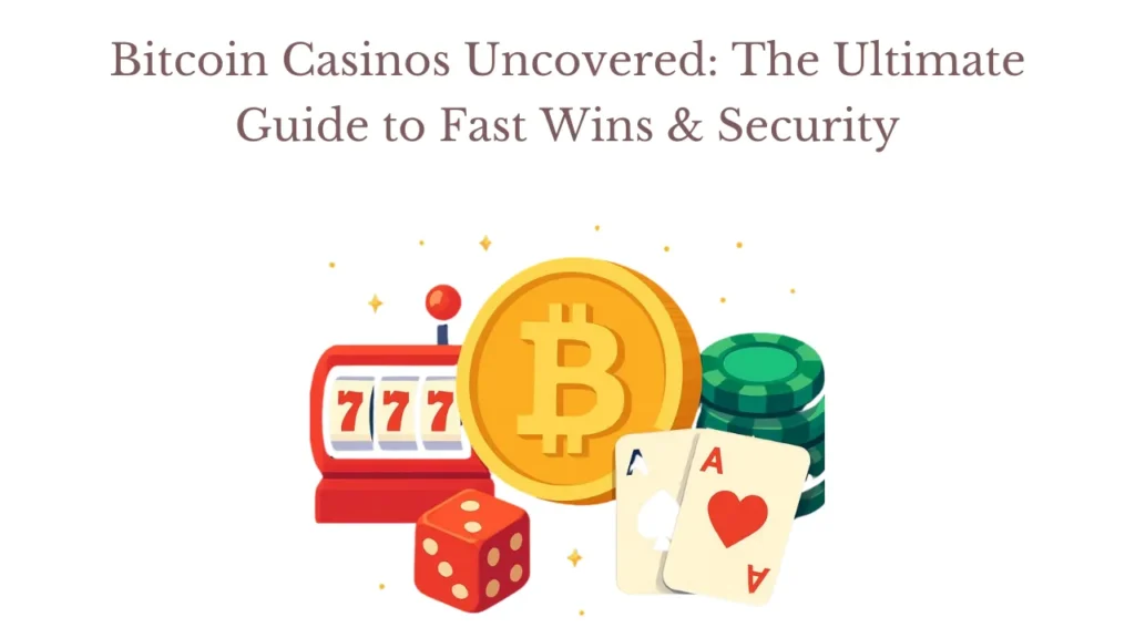 Bitcoin Casinos Uncovered: The Ultimate Guide to Fast Wins & Security