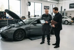 Car service cost planning for premium vehicle maintenance