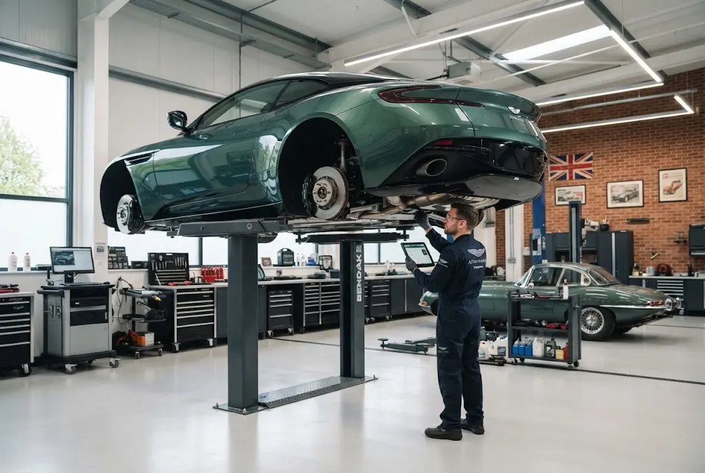 MOT and service for a premium luxury vehicle